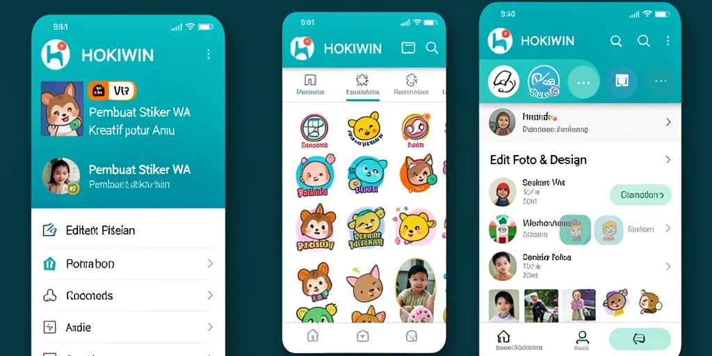 Antarmuka HOKIWIN yang sederhana untuk pembuatan stiker WA.