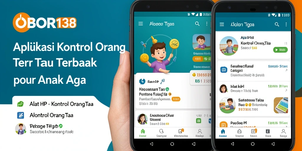 Antarmuka pengguna OBOR138 yang menampilkan fitur kontrol orang tua.
