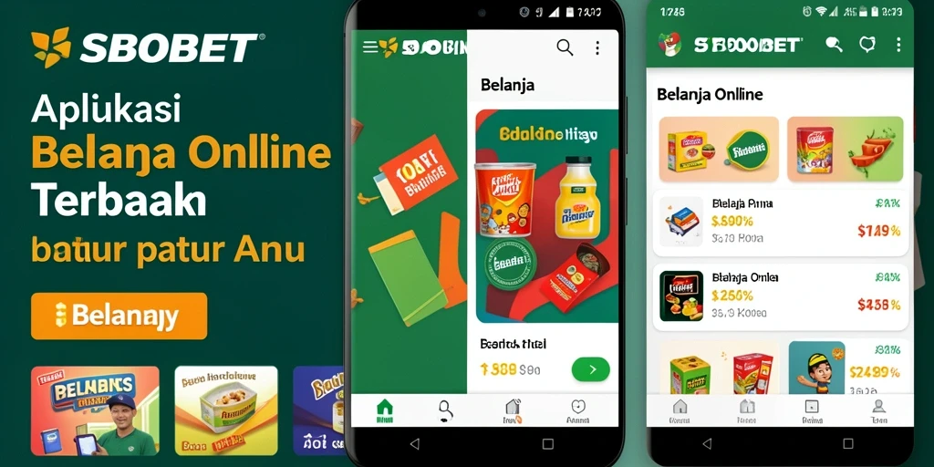 Antarmuka aplikasi SBOBET untuk belanja online yang nyaman.