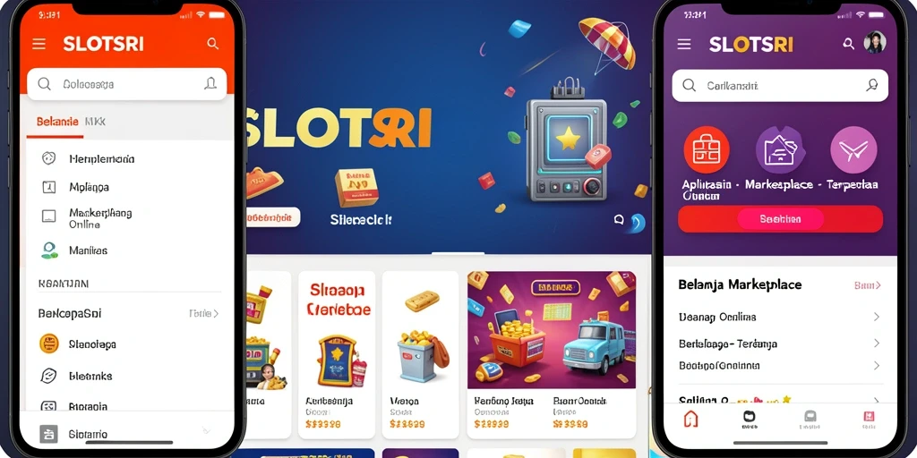 Antarmuka SLOTSRI yang sederhana dan mudah dinavigasi untuk berbelanja.